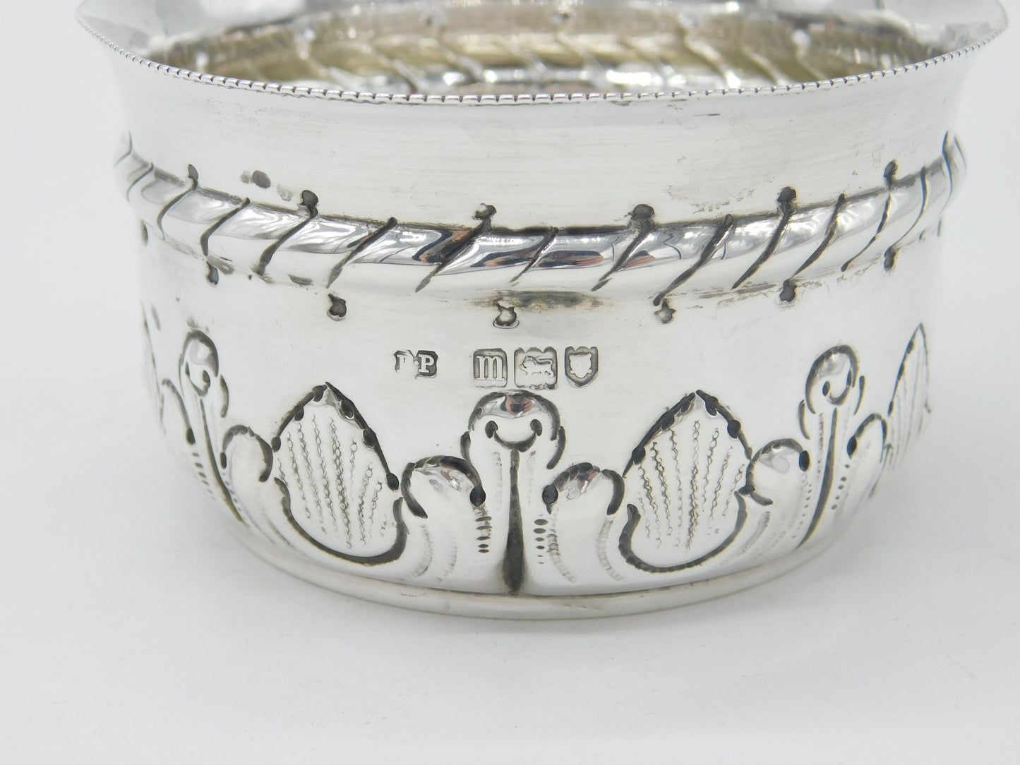 Edwardian Sterling Silver Floral Sweet Treat Bowl Antique 1907 London