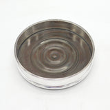 George III Sterling Silver & Turned Wood Bottle Coaster Antique 1796 London