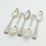George IV Irish Sterling Silver Kings Pattern Table Spoon Set Antique 1825 Dublin