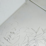 Victorian Sterling Silver Elf & Fairy Pattern Card Case Antique 1876 Birmingham