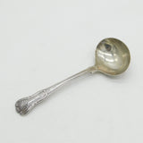George IV Irish Sterling Silver Kings Pattern Crested Ladle Antique 1825 Dublin