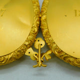 22ct Gold Mounted Queen Victoria Jubilee Portrait Watercolour Miniature Group Medallion Antique 1897