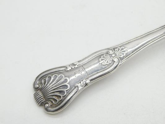 George IV Irish Sterling Silver Kings Pattern Crested Ladle Antique 1825 Dublin