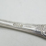 George IV Irish Sterling Silver Kings Pattern Crested Ladle Antique 1825 Dublin