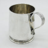 George II Sterling Silver Mug or Tankard Antique 1728 London William Fordham