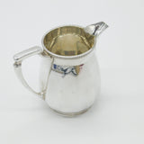 Mappin & Webb Sterling Silver Fluted Cream Jug Antique 1931 Sheffield Art Deco
