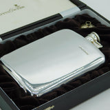 Boxed Sterling Silver Hip Flask & Funnel Vintage 1999 Sheffield Mappin & Webb