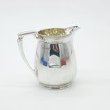 Mappin & Webb Sterling Silver Fluted Cream Jug Antique 1931 Sheffield Art Deco