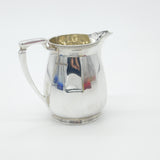 Mappin & Webb Sterling Silver Fluted Cream Jug Antique 1931 Sheffield Art Deco