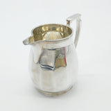 Mappin & Webb Sterling Silver Fluted Cream Jug Antique 1931 Sheffield Art Deco