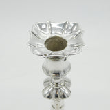 George II Cast Sterling Silver Single Candlestick Antique 1752 London John Cafe