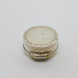Georgian Sterling Silver Circular Vinaigrette Antique 1799 Birmingham T Willmore