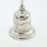 Victorian Sterling Silver Dining Room Bell Antique c1887 London Hallmarked