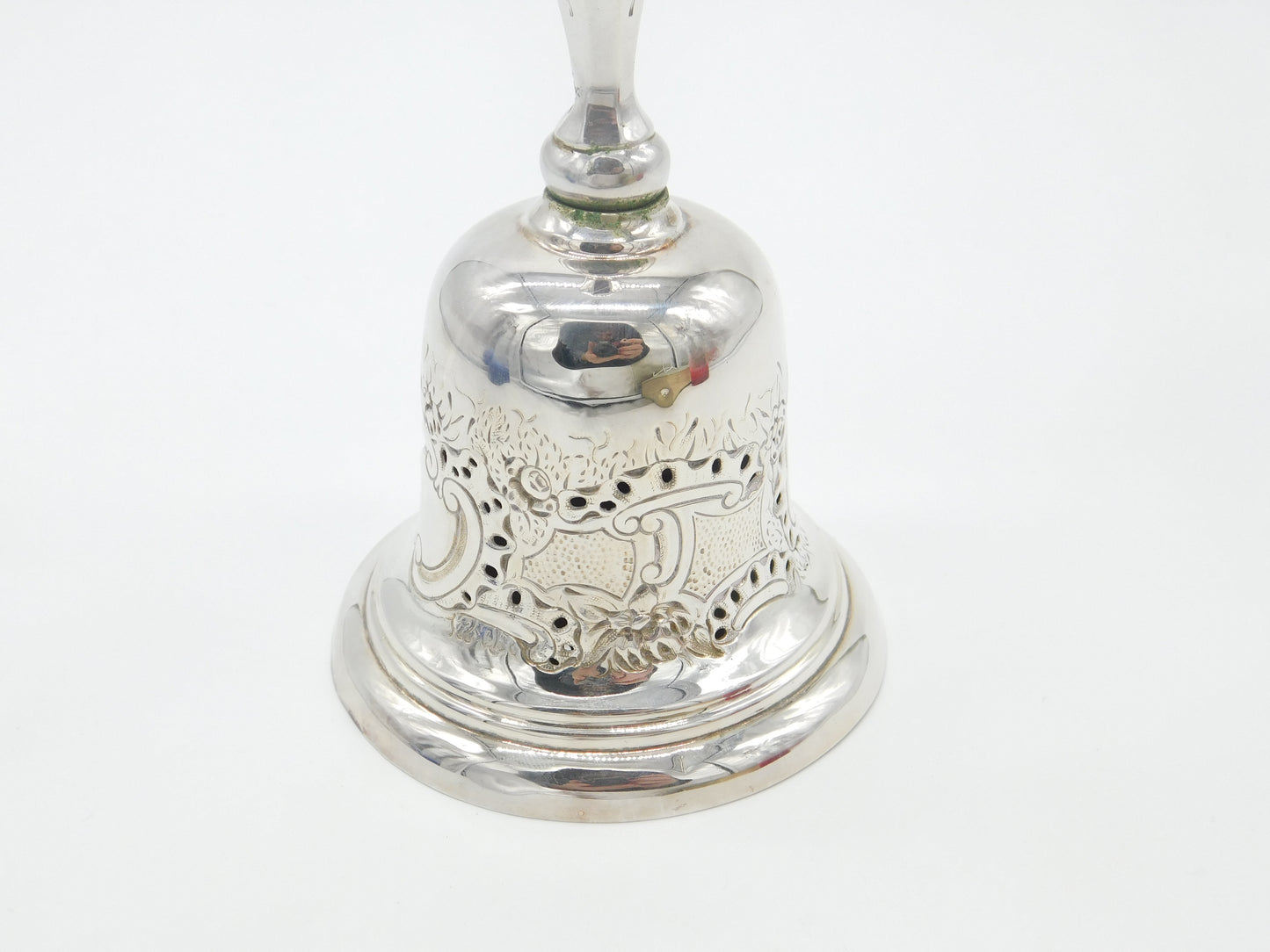 Victorian Sterling Silver Dining Room Bell Antique c1887 London Hallmarked