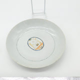 Early Chinese Masonic Hand Painted Plate or Dish with Devil Head & Symbols c1750