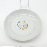 Early Chinese Masonic Hand Painted Plate or Dish with Devil Head & Symbols c1750