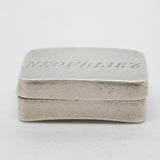 Georgian Sterling Silver 'Neoubliez - Don't Forget!' Vinaigrette 1802 Antique AF