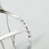 George III Sterling Silver Graduated Six-Part Toast Rack Antique 1789 London