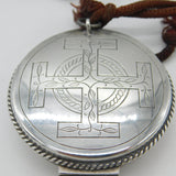 Sterling Silver Religious 'Pyx' Communion Wafer Case Mid-Century 1957 Birmingham