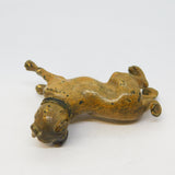 19th Century Vienna Bronze Cold Painted Bulldog Figure Antique c1860