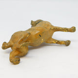 19th Century Vienna Bronze Cold Painted Bulldog Figure Antique c1860