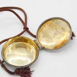 Sterling Silver Religious 'Pyx' Communion Wafer Case Mid-Century 1957 Birmingham