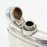 Victorian Sterling Silver Hip Flask & Stirrup Cup Antique 1898 Sheffield