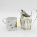 Irish George III Sterling Silver Cream Jug Antique 1801 Dublin James Scott