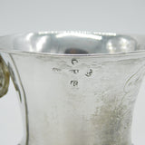 Victorian Sterling Silver Floral Pattern Christening Mug Antique 1855 Birmingham