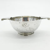 Calcutta Sterling Silver Presentation Quaich 'Delhi Caut' 1947 by Hamilton & Co.