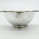 Calcutta Sterling Silver Presentation Quaich 'Delhi Caut' 1947 by Hamilton & Co.