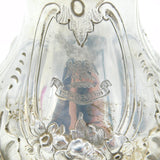 Victorian Sterling Silver Floral Embossed Crested Cream Jug Antique 1866 London