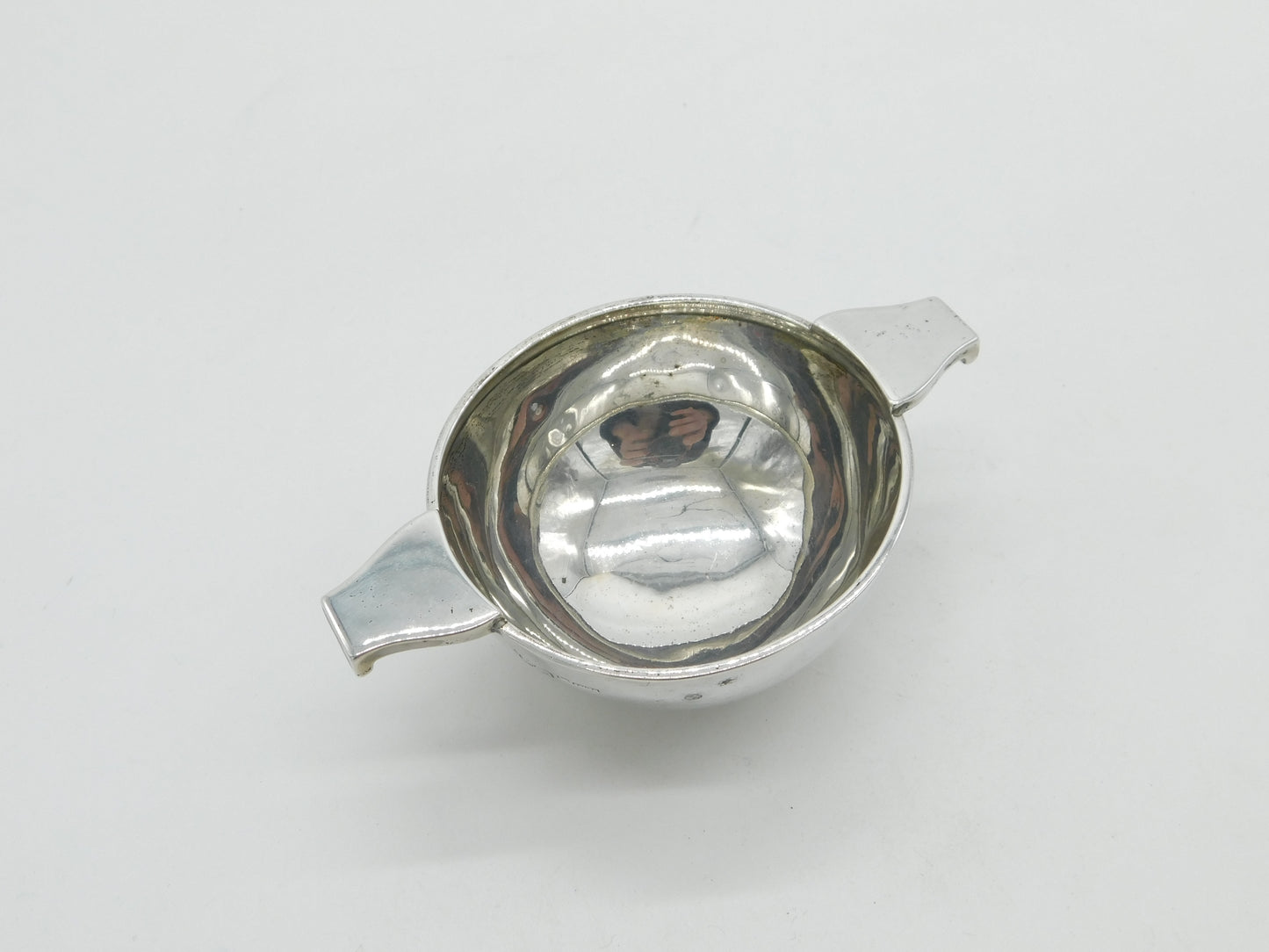 Calcutta Sterling Silver Presentation Quaich 'Delhi Caut' 1947 by Hamilton & Co.