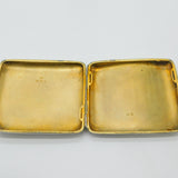 Edwardian Sterling Silver Floral Pattern Cigarette Case Antique 1906 Birmingham