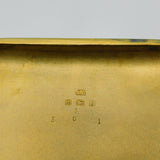 Edwardian Sterling Silver Floral Pattern Cigarette Case Antique 1906 Birmingham