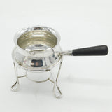 Edwardian Sterling Silver Brandy Warmer on Stand Antique 1906 Birmingham