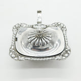 Georgian Sterling Silver Large Gadrooned Mustard Pot 1814 London Antique