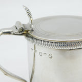 George III Sterling Silver Cylindrical Mustard Pot Antique 1816 London