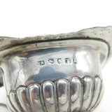 Georgian Sterling Silver Large Gadrooned Mustard Pot 1814 London Antique