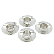 Edwardian Set of Four Sterling Silver Tea Light Candle Holders Antique 1906 Birmingham