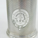 Victorian Sterling Silver 'Token of Regard' Christening Mug Antique Birmingham