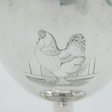 Victorian Sterling Silver 'Grand National Poultry Show 1876' Trophy Goblet Antique