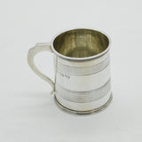 Georgian Sterling Silver Christening Mug London, 1835 by John James Keith