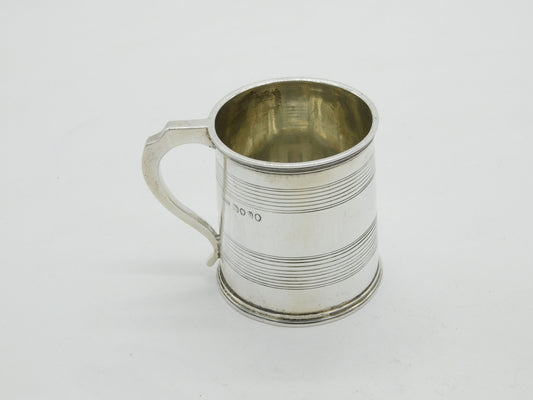 Georgian Sterling Silver Christening Mug London, 1835 by John James Keith