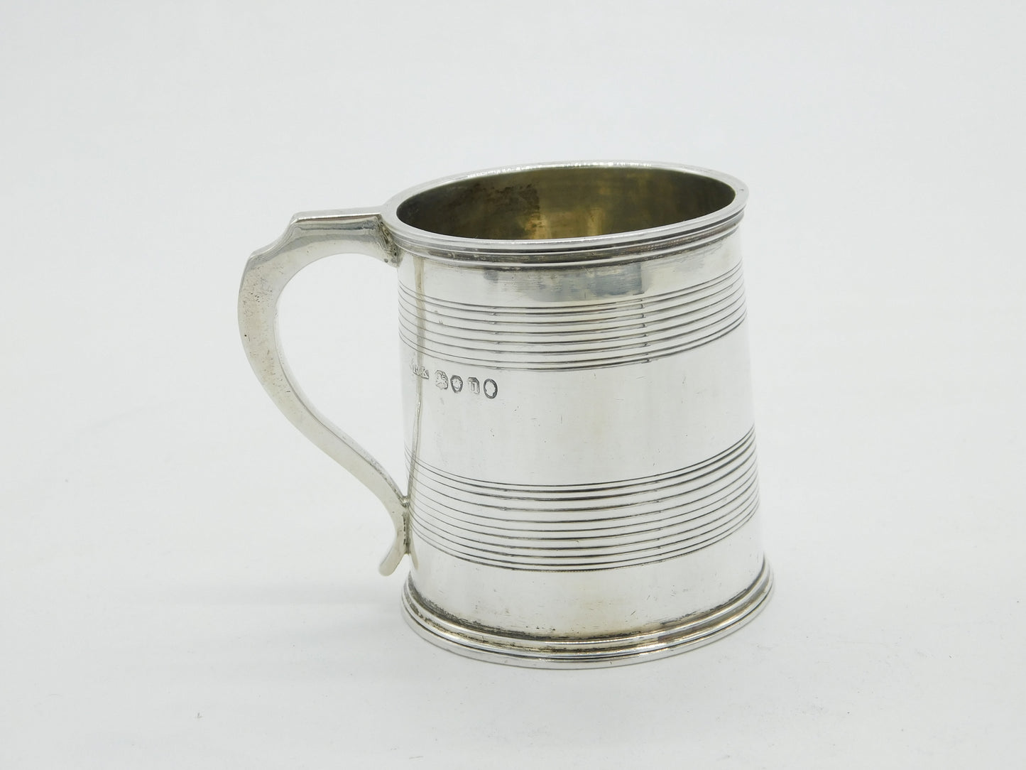 Georgian Sterling Silver Christening Mug London, 1835 by John James Keith