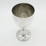 Victorian Sterling Silver 'Grand National Poultry Show 1876' Trophy Goblet Antique