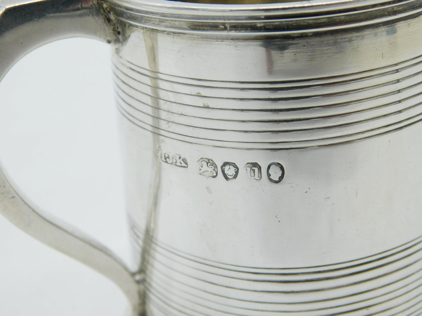 Georgian Sterling Silver Christening Mug London, 1835 by John James Keith