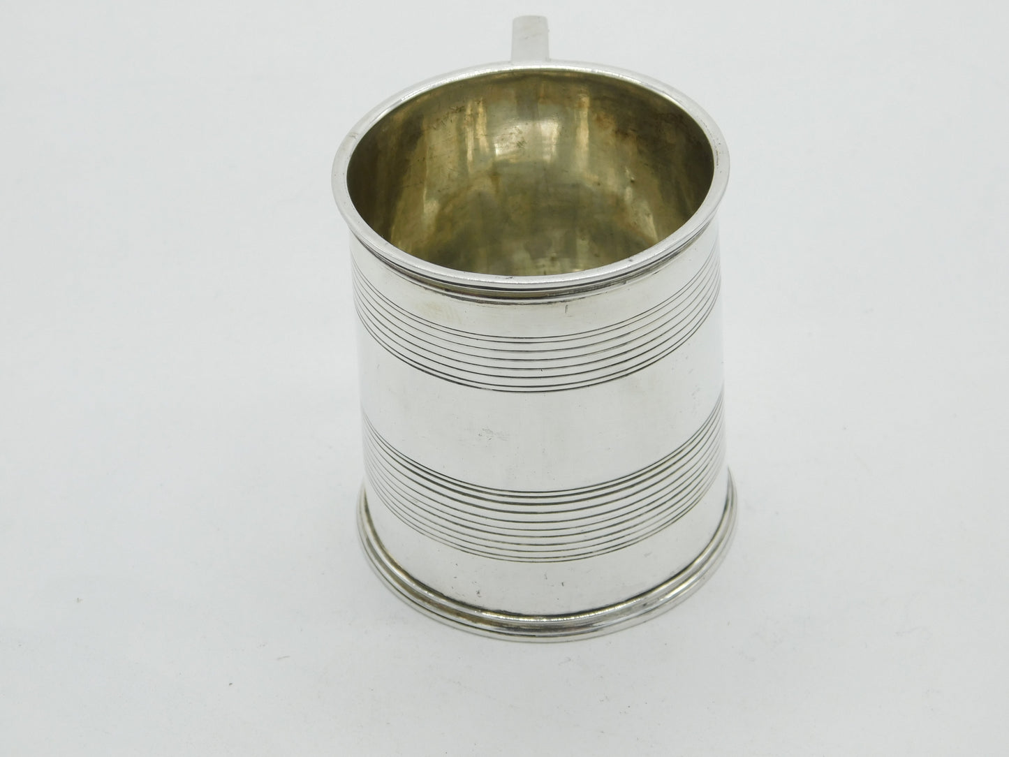 Georgian Sterling Silver Christening Mug London, 1835 by John James Keith