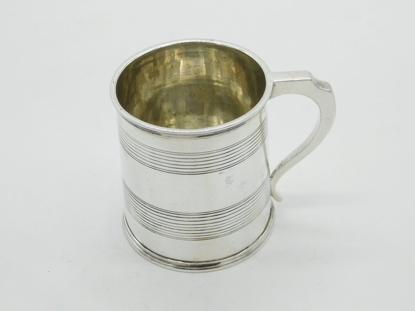 Georgian Sterling Silver Christening Mug London, 1835 by John James Keith