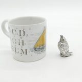 French 19th Century Cast .950 Standard Silver Novelty Bird Pepper Shaker Antique